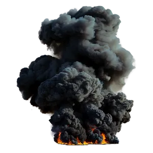 Black Smoke Plume Png Gtx51 PNG image