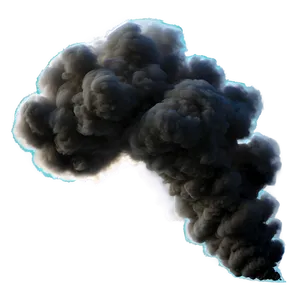 Black Smoke Puff Png Ged PNG image