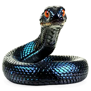 Black Snake Glowing Eyes PNG 06132024 PNG
