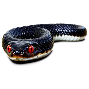 Black Snake With Red Eyes Png 57 PNG image