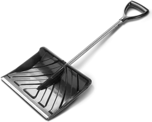 Black Snow Shovel Isolated PNG image