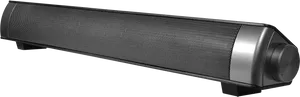 Black Soundbar Speaker PNG image
