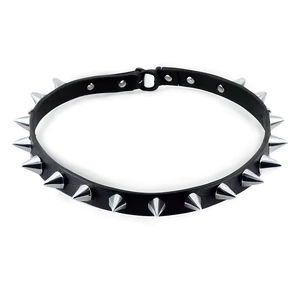 Black Spiked Choker Png Owo38 PNG image