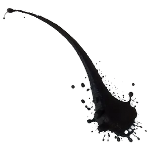 Black Splat PNG 06122024