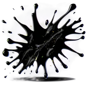 Black Splat PNG Vby59 PNG
