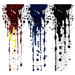 Black Splatter Artistic Expression PNG 06262024 PNG
