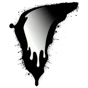 Black Splatter Paint Drip PNG Fie86 PNG