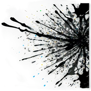 Black Splatter Splash Effect PNG 73 PNG