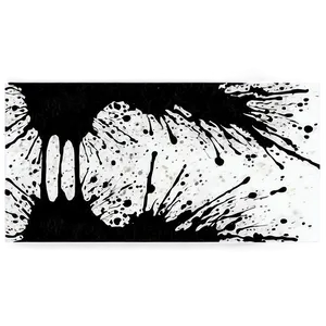 Black Splatter Watercolor Effect PNG Odp48 PNG