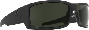 Black Sport Sunglasses Profile View PNG image