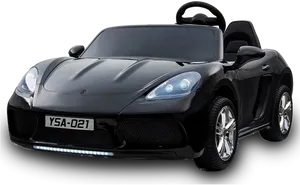 Black Sports Car Toy Model