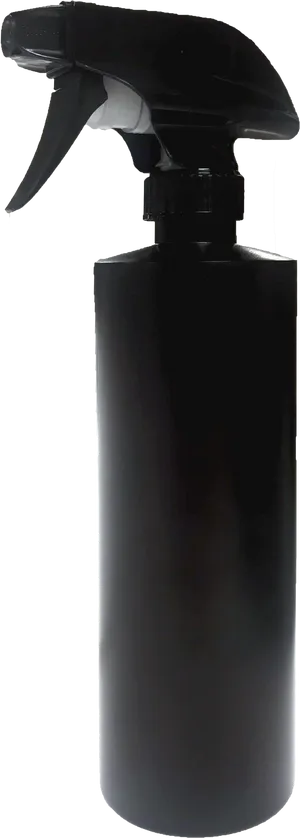 Black Spray Bottle Trigger Nozzle PNG image