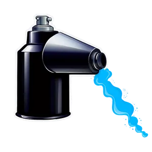 Black Spray Paint PNG Hry