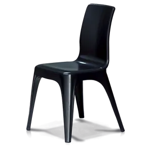 Black Stacking Chair PNG Iwf29 PNG