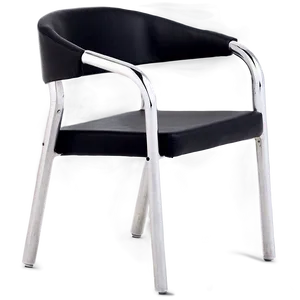 Black Stacking Chair PNG Nip