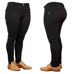 Black Stretch Pants PNG 06212024