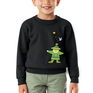Black Sweater For Boys PNG Bis