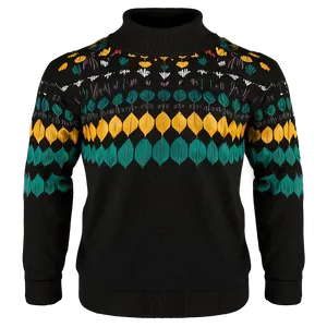 Black Sweater For Business PNG 06132024