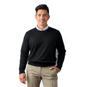 Black Sweater For Business PNG Kxk PNG