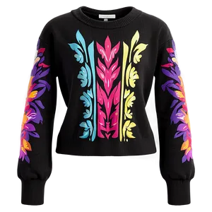 Black Sweater For Girls PNG 06132024