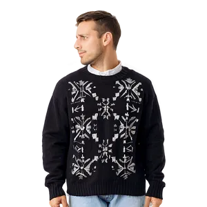 Black Sweater For Winter PNG Ckl16 PNG