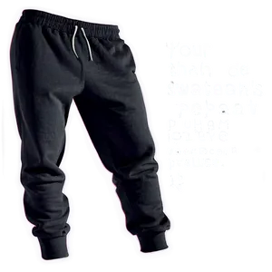 Black Sweatpants PNG 32 PNG