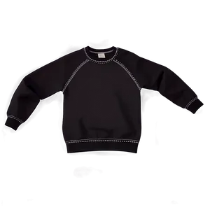 Black Sweatshirt D PNG image