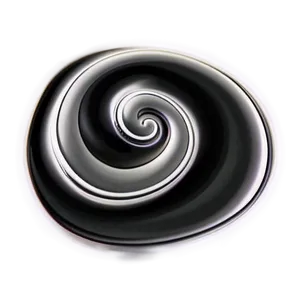 Black Swirl D PNG image