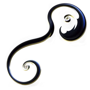 Black Swirl Decorative Element Png 71 PNG image