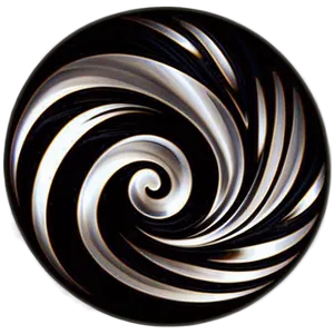 Black Swirl Decorative Element Png Jey PNG image