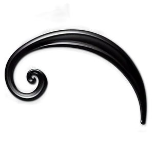 Black Swirl Detail Png 34 PNG image