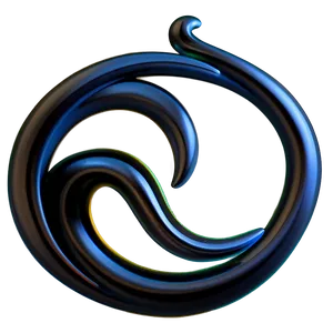 Black Swirl Detail Png Axt26 PNG image