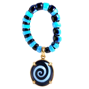 Black Swirl Jewelry Design Png 06262024 PNG image