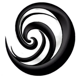 Black Swirl Tattoo Design Png 31 PNG image