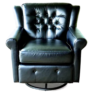 Black Swivel Chair Png Olq57 PNG image