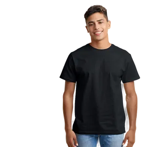 Black T Shirt For Teens Png Mal98 PNG image
