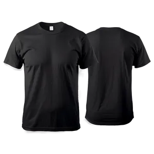 Black T Shirt Template Png Hfj PNG image