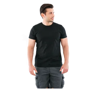 Black T Shirt Under Shirt Png 1 PNG image