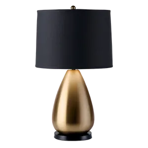 Black Table Lamp PNG 06262024
