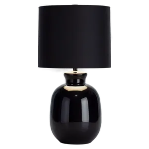 Black Table Lamp PNG 23