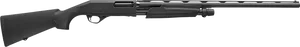 Black Tactical Shotgun Side View PNG