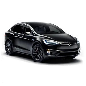 Black Tesla Model X Exterior Png 06282024 PNG image