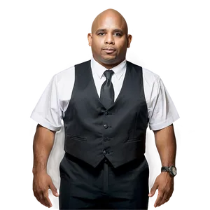Black Tie And Vest PNG Ciy61 PNG