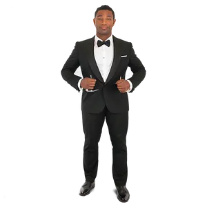 Black Tie Dinner Outfit Png 06212024 PNG image