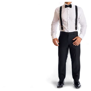 Black Tie Ready Outfit PNG 74