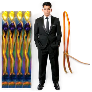 Black Tie Suit And Tie PNG Gyw