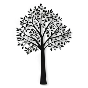 Black Tree Vector Png 06212024 PNG image