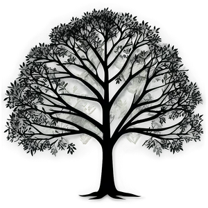 Black Tree Vector Png Tyb61 PNG image