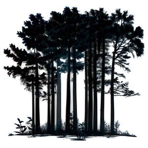 Black Trees Aesthetic PNG 06292024 PNG