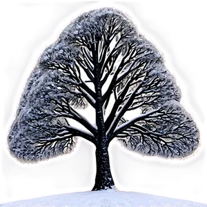 Black Trees On Hill PNG Bou PNG